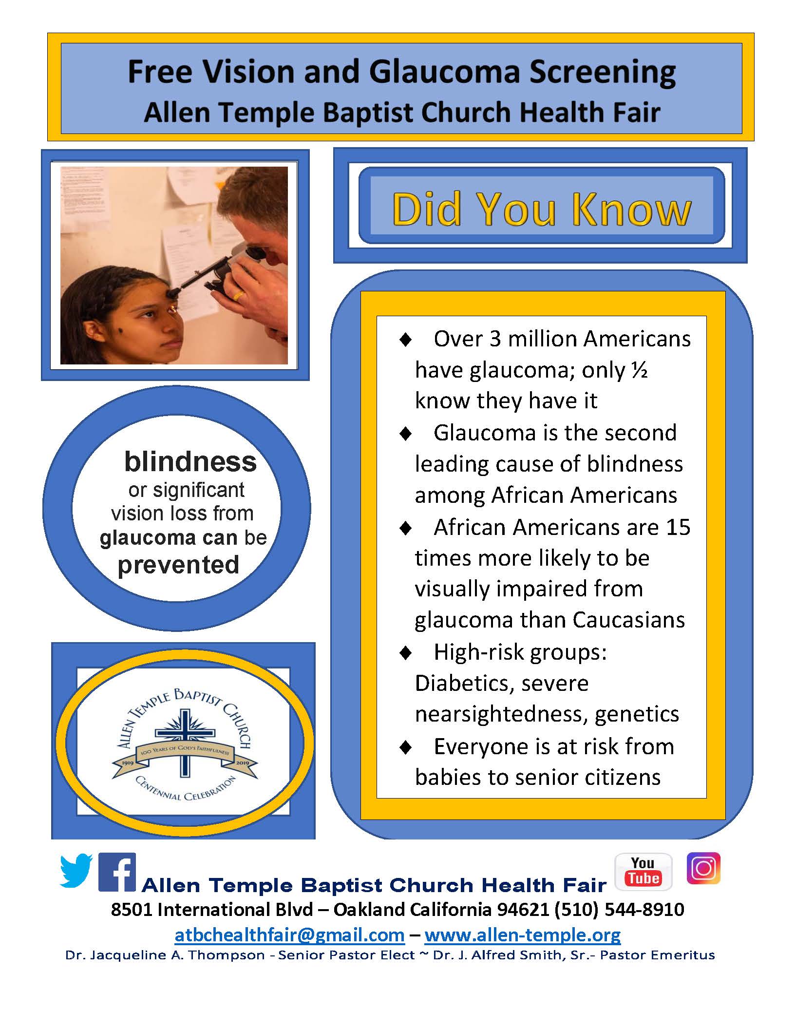 2019 Glaucoma HF Flyer