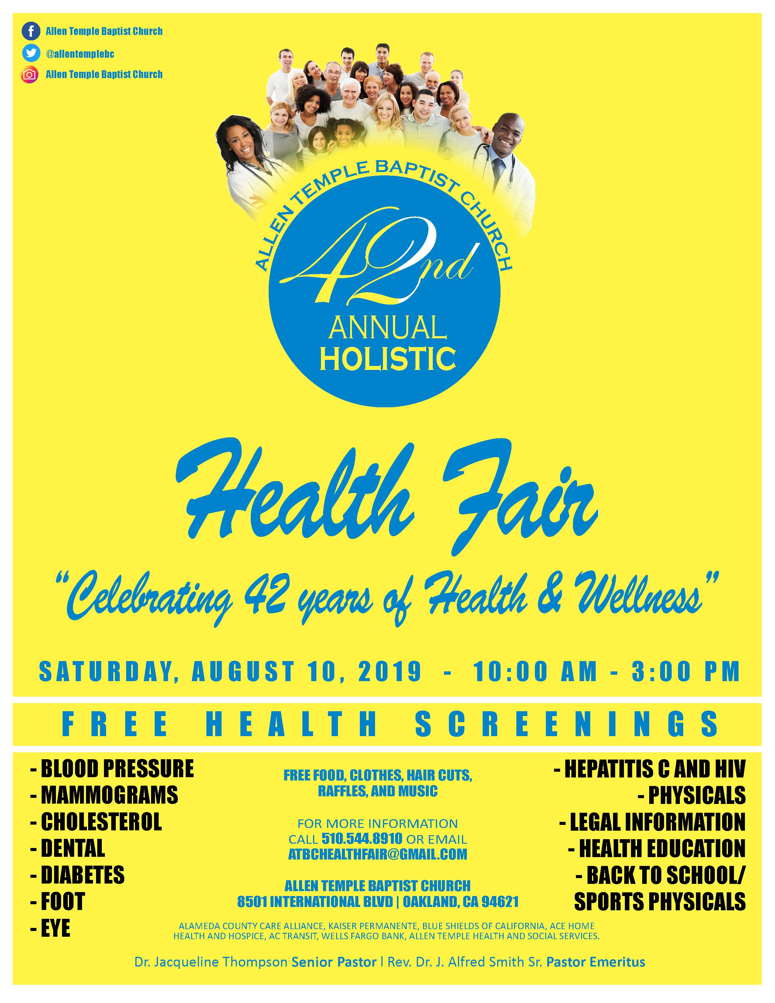 ATBC Health Fair Aug 19