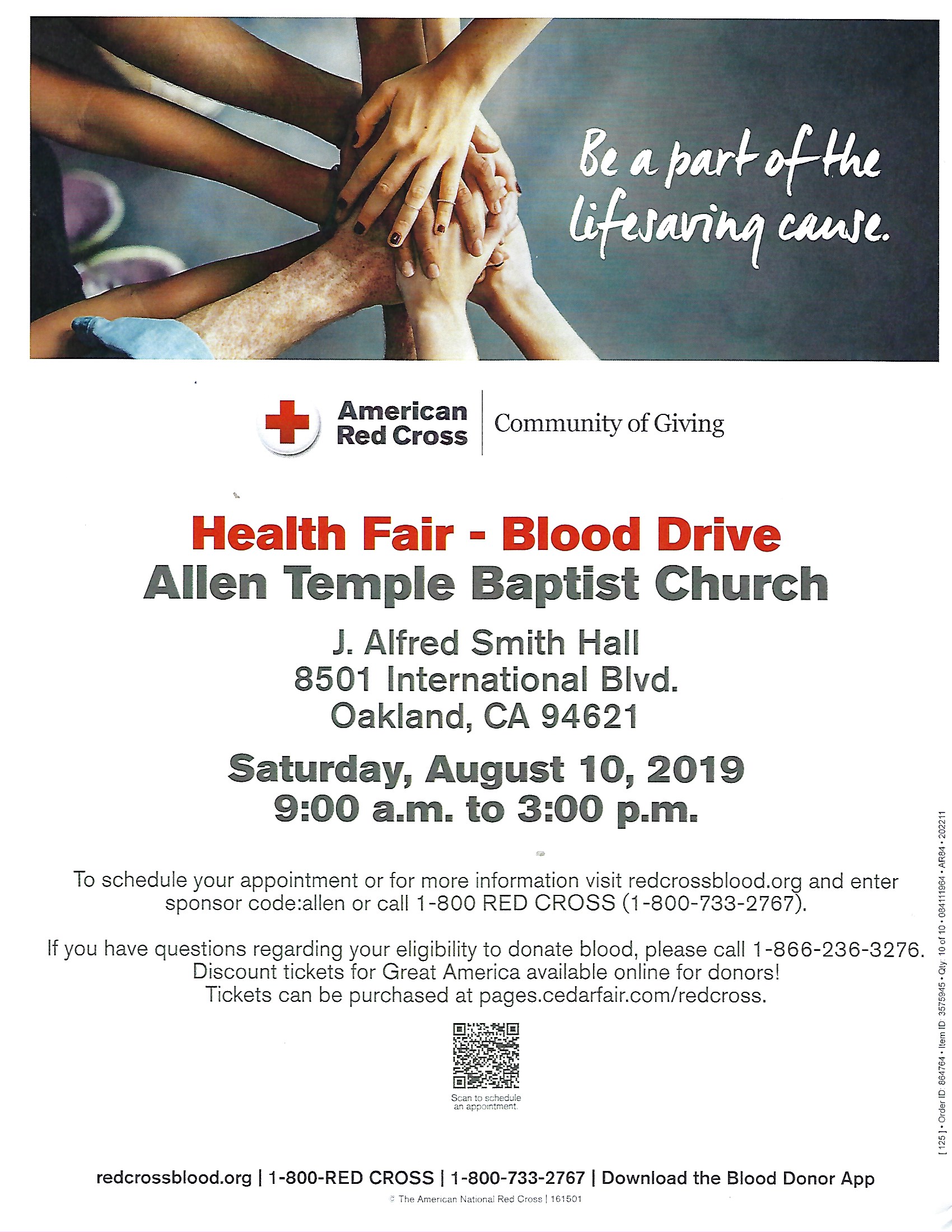 Blood Drive 2019 Flyer