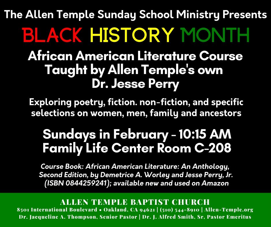 ATBC Black History Month Sunday School FB