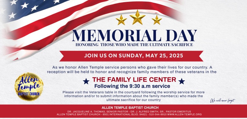Memorial Day Reception