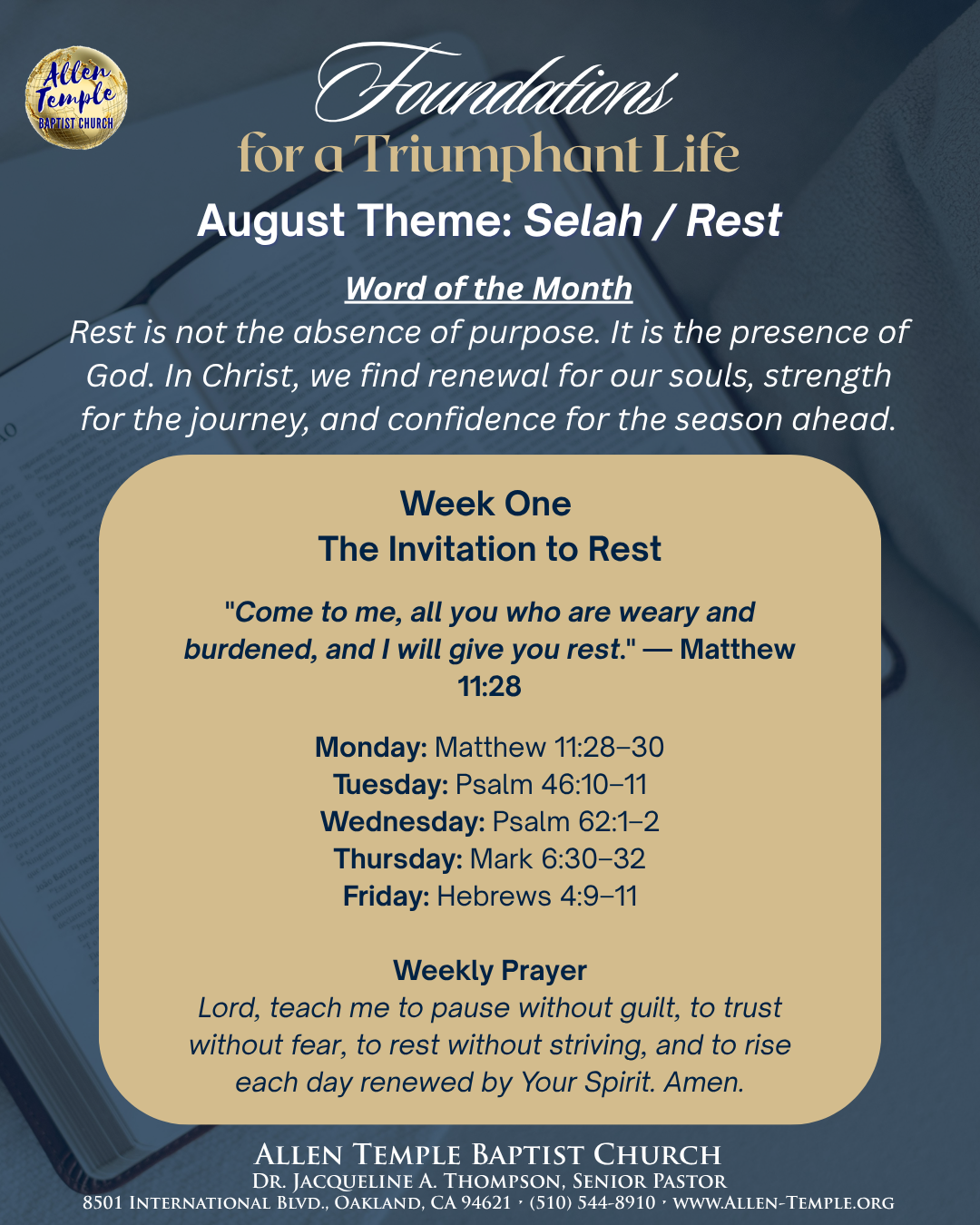 ATBC Foundations Aug 26 Week One 2