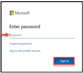 IT Office 365 Login Instructions EnterPassword