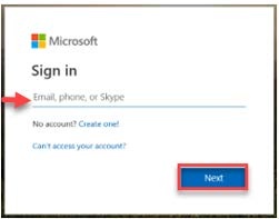 IT Office 365 Login Instructions SignIn