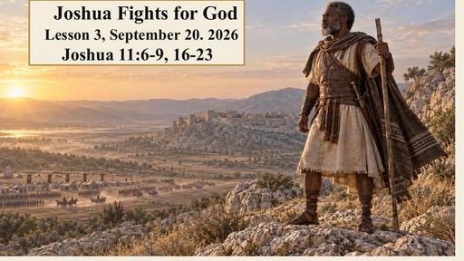 Sunday, September 20, 2026 - Joshua Fights For God (Bro. Michael McCants)
